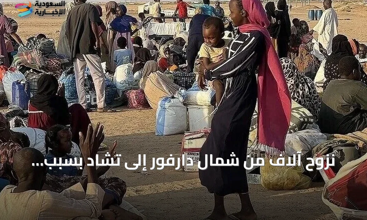 نزوح جماعي من قرى شمال دارفور إلى تشاد هربًا من القتال