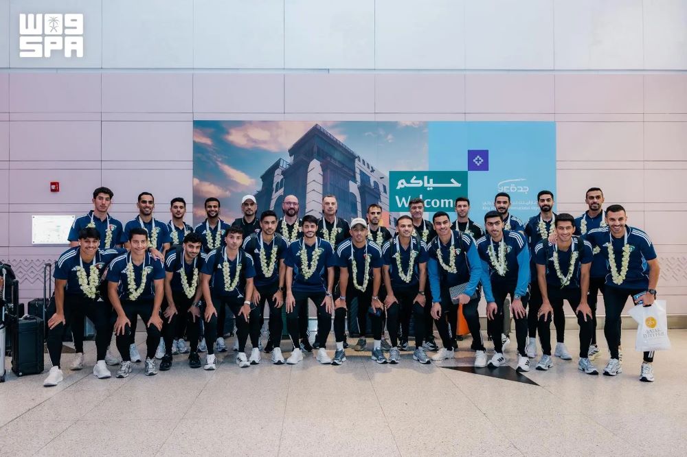 الأزرق الكويتي في جدة استعداداً لكأس الخليج العربي